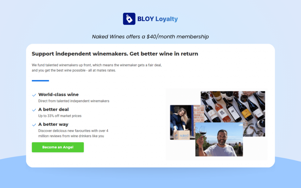 Naked Wines – Wine Club Angels