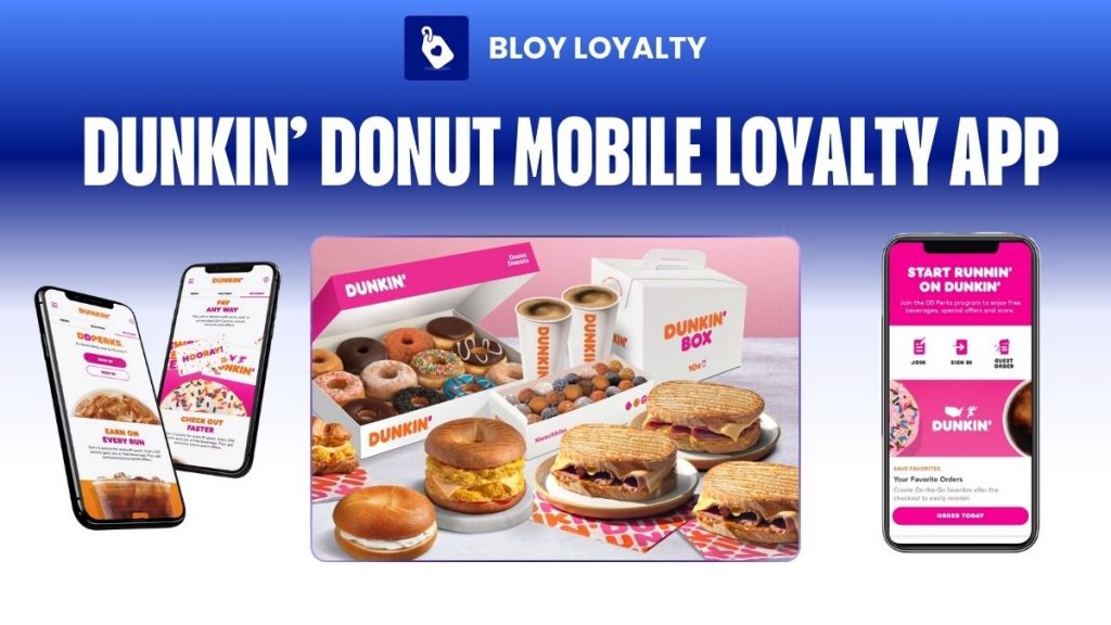 dunkin donut mobile loyalty app