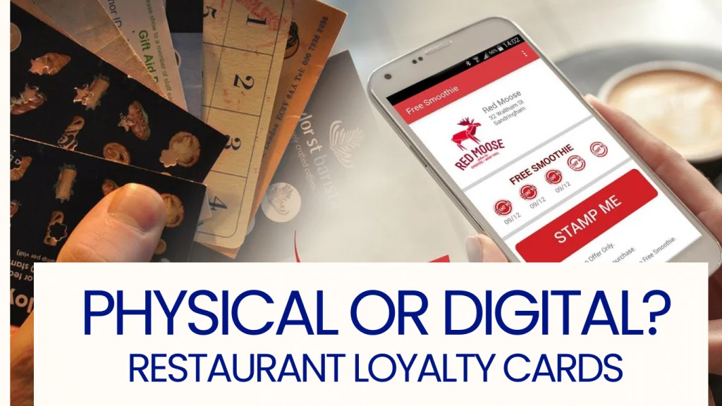 physical or digital restaurant loyalty card