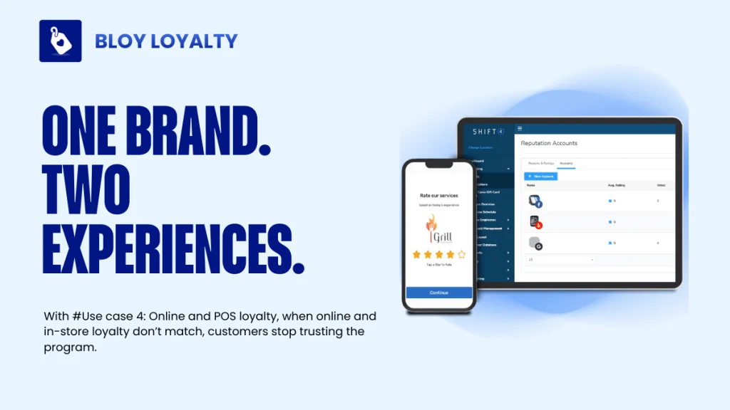Note for Online and POS loyalty