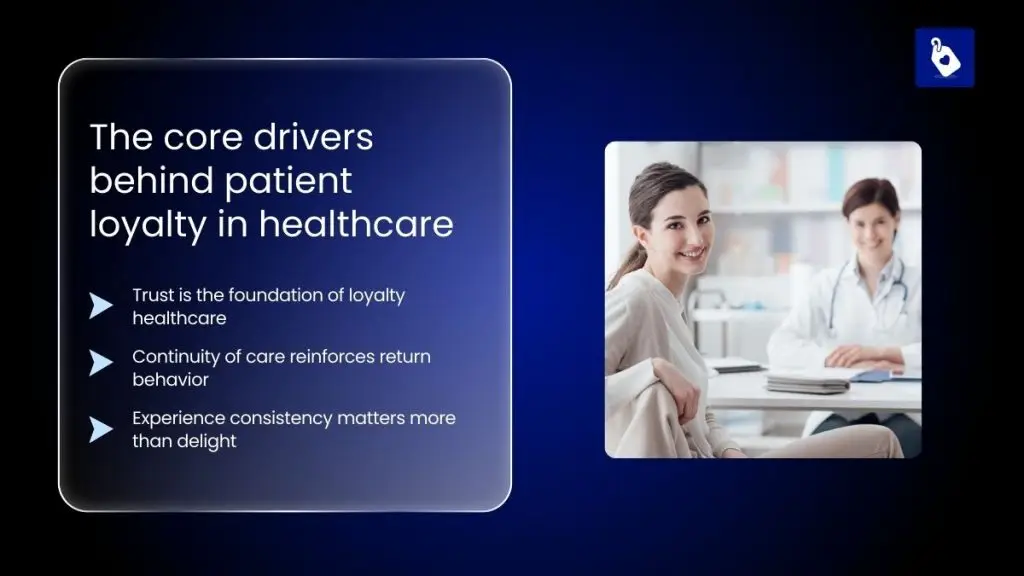 the core drivers behind patient loyalty in healthcare