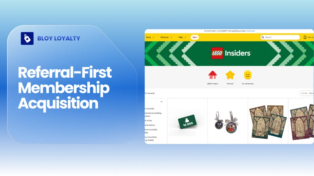 lego loyalty program store front